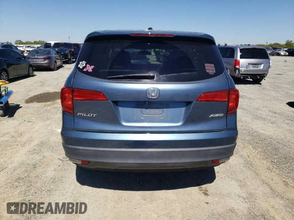 2016 Honda Pilot EX-L with VIN 5FNYF6H50GB008938, listed as a Copart auction lot 50459215 with 102,743 mi miles and Salvage Title. Bid and sale history available at DreamBid. Image 6.