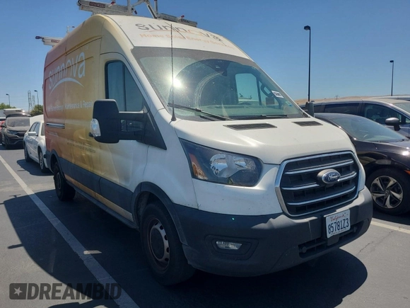 2020 Ford Transit Cargo z VIN 1FTBR1XG3LKB79165, wystawiony jako IAAI lot #42763042 z przebiegiem 140 992 mil mil oraz . Historia ofert i sprzedaży dostępna na DreamBid. Obrazek 4.