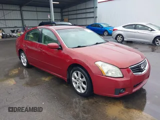 2007 Nissan Maxima 3.5 SE with VIN 1N4BA41E87C804519, listed as a IAAI auction lot 41549024 with 206,177 mi miles. Bid and sale history available at carsss.com. Image 1.