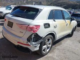 2020 Audi Q3 S line Premium with VIN WA1DECF37L1012192, listed as a IAAI auction lot 41528681 with 24,534 mi miles. Bid and sale history available at carsss.com. Image 6.