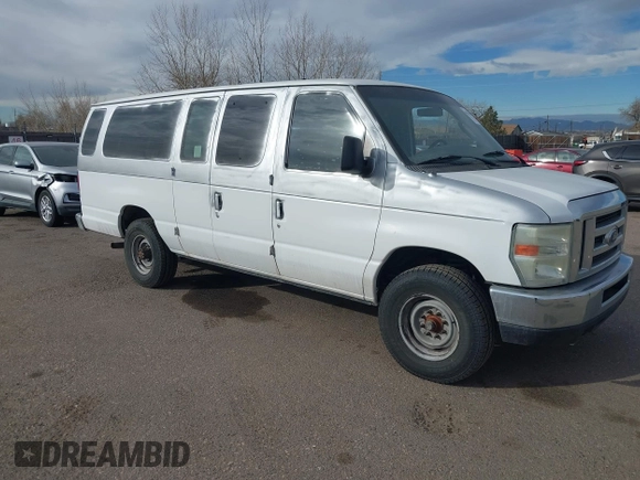 2008 Ford Econoline Passenger XL with VIN 1FBSS31L58DB42639, listed as a IAAI auction lot 41301281 with 122,582 mi miles and . Bid and sale history available at DreamBid. Image 1.