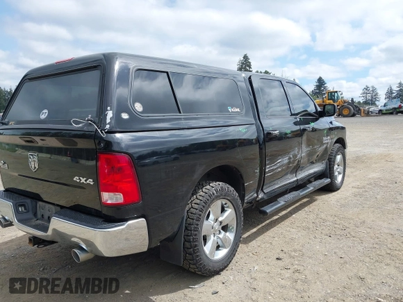 2014 Ram 1500 Big Horn with VIN 1C6RR7LM6ES286105, listed as a IAAI auction lot 42338726 with 123,018 mi miles and . Bid and sale history available at DreamBid. Image 4.
