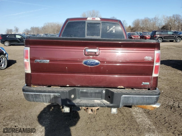 2010 Ford F-150 XL with VIN 1FTFW1EV3AKE23874, listed as a Copart auction lot 47527335 with 217,763 mi miles and Salvage Title. Bid and sale history available at carsss.com. Image 6.