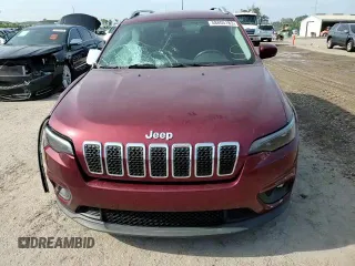 2019 Jeep Cherokee Latitude Plus with VIN 1C4PJLLB6KD110234, listed as a Copart auction lot 58805183 with 34,975 mi miles and Salvage title. Bid and sale history available at DreamBid. Image 12.