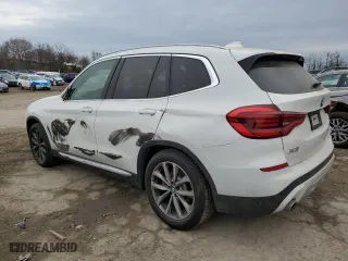2019 BMW X3 xDrive30i with VIN 5UXTR9C55KLP76915, listed as a Copart auction lot 43018045 with 67,003 mi miles and Salvage Title. Bid and sale history available at carsss.com. Image 2.
