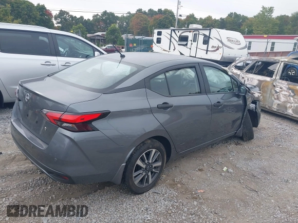 2024 Nissan Versa S with VIN 3N1CN8DV4RL831278, listed as a IAAI auction lot 40341027 with 2,123 mi miles and . Bid and sale history available at DreamBid. Image 4.