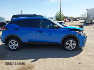 2024 Nissan Kicks S with VIN 3N1CP5BV8RL595357, listed as a IAAI auction lot 41777605 with 1,026 mi miles and . Bid and sale history available at DreamBid. Image 13.
