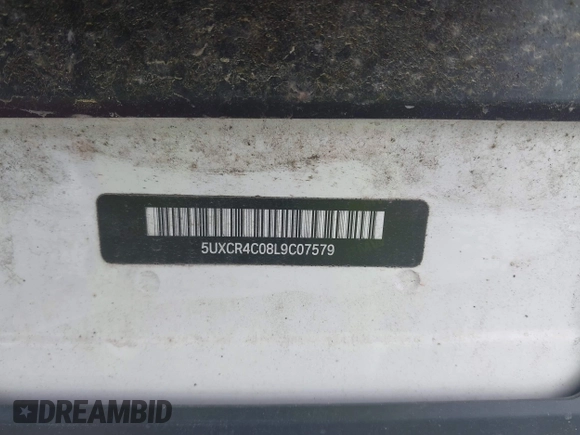 2020 BMW X5 sDrive40i with VIN 5UXCR4C08L9C07579, listed as a IAAI auction lot 41871208 with Not Provided miles and . Bid and sale history available at DreamBid. Image 9.