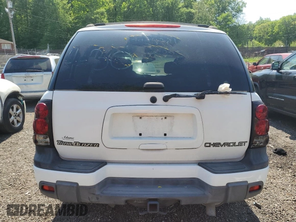 2002 Chevrolet TrailBlazer LTZ with VIN 1GNDT13S622444350, listed as a Copart auction lot 55447015 with 162,893 mi miles and Salvage Title. Bid and sale history available at DreamBid. Image 6.