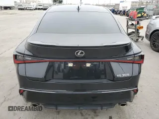 2022 Lexus IS 350 F Sport with VIN JTHGZ1B24N5052989, listed as a Copart auction lot 62594345 with 41,489 mi miles and Salvage title. Bid and sale history available at DreamBid. Image 6.