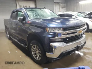 2021 Chevrolet Silverado 1500 LT with VIN 1GCUYDET4MZ393278, listed as a Copart auction lot 84419374 with 47,050 mi miles and Salvage Title. Bid and sale history available at carsss.com. Image 4.