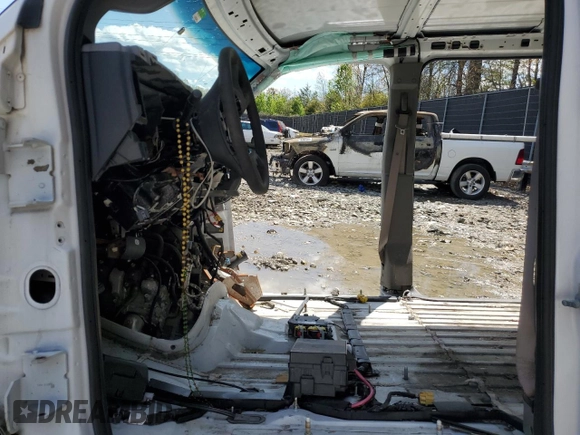 2018 Chevrolet Express Cargo Van with VIN 1GCWGAFP2J1344554, listed as a Copart auction lot 50528935 with 0 mi miles and Salvage Title. Bid and sale history available at carsss.com. Image 7.