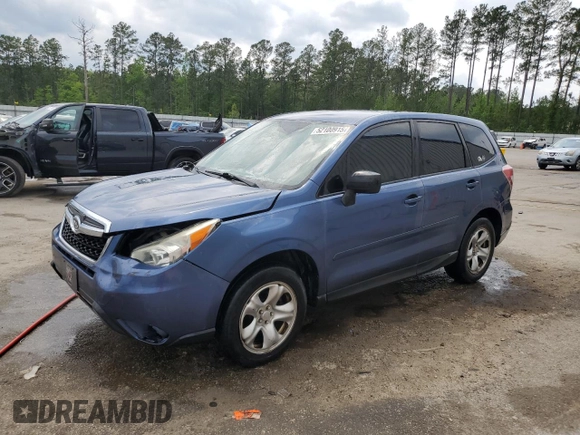 2014 Subaru Forester 2.5i with VIN JF2SJAAC4EH470711, listed as a Copart auction lot 52100915 with 187,294 mi miles and Salvage Title. Bid and sale history available at DreamBid. Image 1.