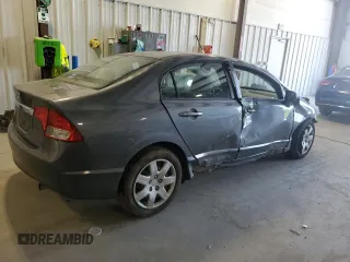 2011 Honda Civic LX with VIN 19XFA1F54BE007608, listed as a Copart auction lot 53515145 with 48,194 mi miles and Salvage Title. Bid and sale history available at DreamBid. Image 3.