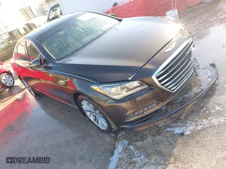 2017 Genesis G80 3.8L with VIN KMHGN4JE5HU203886, listed as a IAAI auction lot 41493496 with 59,242 mi miles. Bid and sale history available at carsss.com. Image 1.
