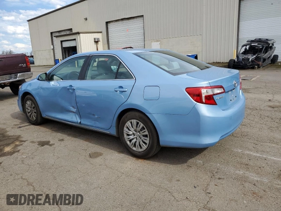2013 Toyota Camry L with VIN 4T4BF1FK2DR289341, listed as a Copart auction lot 50578425 with 45,368 mi miles and Salvage Title. Bid and sale history available at carsss.com. Image 2.