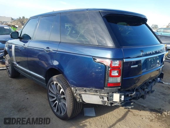 2013 Land Rover Range Rover Autobiography with VIN SALGV2EF3DA112289, listed as a IAAI auction lot 41934911 with 125,694 mi miles and . Bid and sale history available at DreamBid. Image 3.