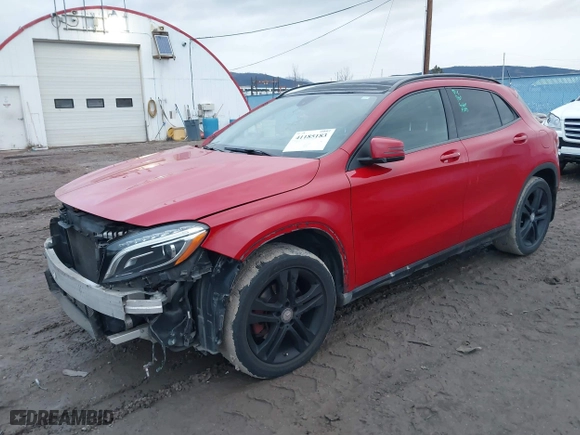 2015 Mercedes-Benz GLA-Class GLA 250 with VIN WDCTG4GB8FJ077140, listed as a IAAI auction lot 41185183 with NaN miles. Bid and sale history available at carsss.com. Image 18.