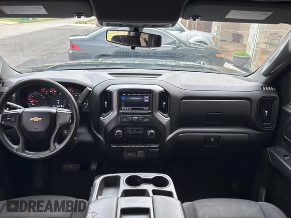 2021 Chevrolet Silverado 1500 Custom with VIN 1GCPWBEK2MZ192560, listed as a Copart auction lot 54977825 with 110,424 mi miles and Clean Title. Bid and sale history available at DreamBid. Image 9.