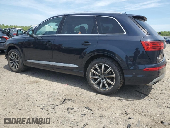 2017 Audi Q7 Premium Plus with VIN WA1LAAF7XHD033350, listed as a Copart auction lot 54946615 with 136,934 mi miles and Salvage Title. Bid and sale history available at DreamBid. Image 2.