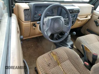 1998 Jeep Wrangler SE with VIN 1J4FY29P9WP767516, listed as a Copart auction lot 58149245 with 190,964 mi miles and Salvage title. Bid and sale history available at DreamBid. Image 8.