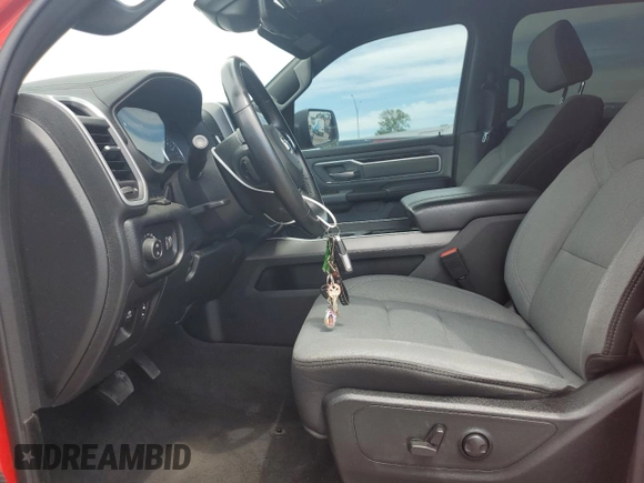 2022 Ram 1500 Lone Star with VIN 1C6RREFT1NN124615, listed as a Copart auction lot 56849265 with 89,947 mi miles and Salvage title. Bid and sale history available at DreamBid. Image 7.