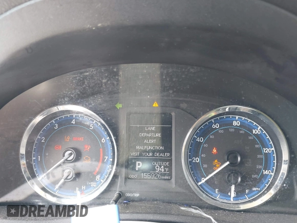 2018 Toyota Corolla L with VIN 2T1BURHE6JC974560, listed as a IAAI auction lot 42380518 with 155,926 mi miles and . Bid and sale history available at DreamBid. Image 7.
