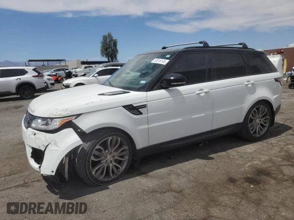 2014 Land Rover Range Rover Sport Supercharged with VIN SALWR2TF3EA388959, listed as a Copart auction lot 53916145 with 111,575 mi miles and Salvage title. Bid and sale history available at DreamBid. Image 1.