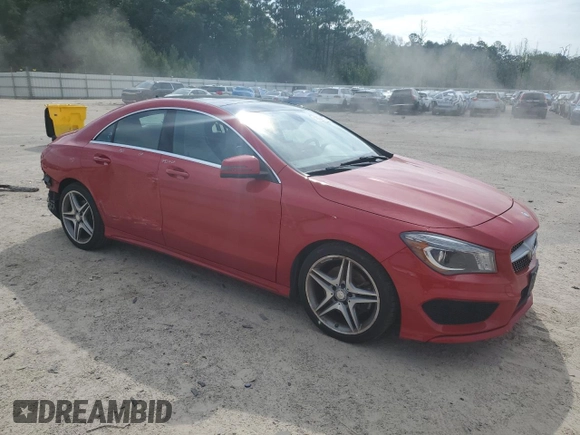 2014 Mercedes-Benz CLA 250 with VIN WDDSJ4EB3EN050303, listed as a Copart auction lot 58004235 with 90,789 mi miles and Salvage title. Bid and sale history available at DreamBid. Image 4.