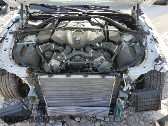 2023 BMW 8 Series M850i with VIN WBAGV8C01PCM79724, listed as a Copart auction lot 69486194 with 14,285 mi miles and Salvage title. Bid and sale history available at DreamBid. Image 11.