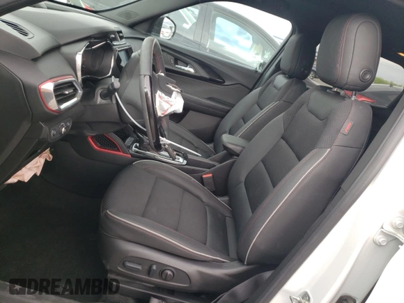 2023 Chevrolet TrailBlazer RS with VIN KL79MTSL6PB043824, listed as a Copart auction lot 52420194 with 15,608 mi miles and . Bid and sale history available at DreamBid. Image 7.