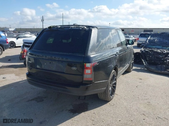 2015 Land Rover Range Rover Supercharged with VIN SALGS2TF8FA225962, listed as a IAAI auction lot 41757065 with 123,590 mi miles. Bid and sale history available at carsss.com. Image 4.