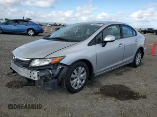 2012 Honda Civic LX z VIN 19XFB2F59CE378168, wystawiony jako Copart lot #56497065 z przebiegiem 111 147 mil mil oraz Szkoda całkowita • Salvage title. Historia ofert i sprzedaży dostępna na DreamBid. Obrazek 1.