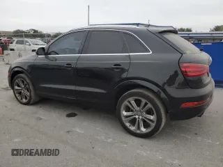 2015 Audi Q3 Prestige with VIN WA1FFCFS2FR001183, listed as a Copart auction lot 83607164 with 80,430 mi miles and Salvage title. Bid and sale history available at DreamBid. Image 2.