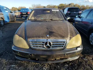 2002 Mercedes-Benz S-Class 6.0L with VIN WDBNG78J12A282359, listed as a Copart auction lot 80369004 with 198,414 mi miles and Non Repairable. Bid and sale history available at carsss.com. Image 5.
