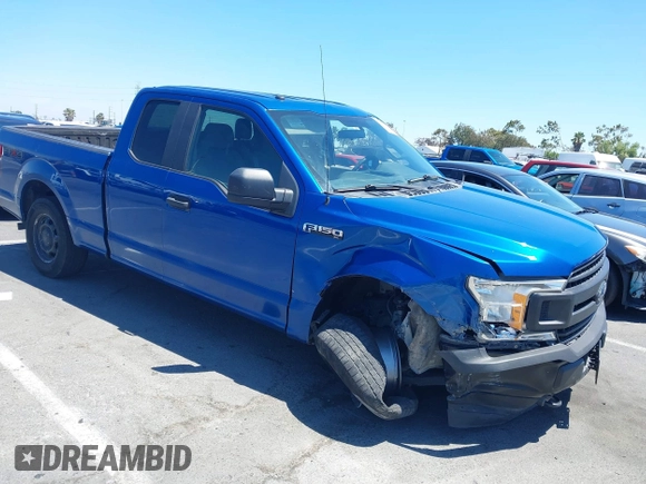 2018 Ford F-150 XL with VIN 1FTEX1EP4JKF06658, listed as a IAAI auction lot 42676920 with 116,950 mi miles and . Bid and sale history available at DreamBid. Image 1.