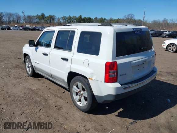 2011 Jeep Patriot Latitude X with VIN 1J4NF4GB8BD129225, listed as a IAAI auction lot 41784098 with 162,786 mi miles and . Bid and sale history available at DreamBid. Image 3.