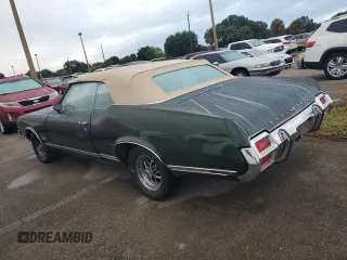 1971 Oldsmobile Cutlass with VIN 342671M222369, listed as a Copart auction lot 75074494 with Not Provided miles and Salvage Title. Bid and sale history available at DreamBid. Image 2.