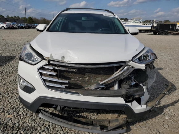 2013 Hyundai Santa Fe Limited with VIN KM8SR4HF4DU033706, listed as a Copart auction lot 45196185 with 92,100 mi miles and Salvage Title. Bid and sale history available at carsss.com. Image 5.