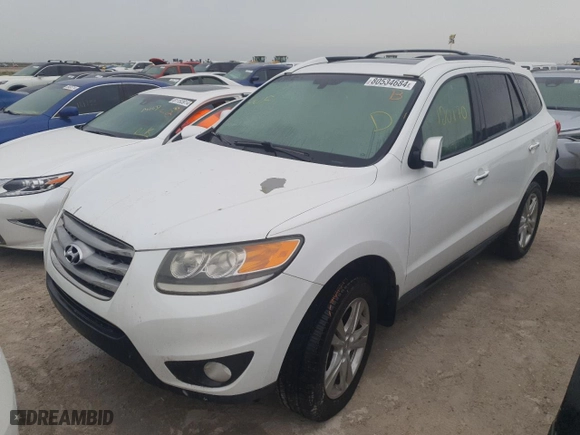 2012 Hyundai Santa Fe Limited with VIN 5XYZK3AB2CG154128, listed as a Copart auction lot 80534684 with 120,170 mi miles and Salvage Title. Bid and sale history available at carsss.com. Image 1.