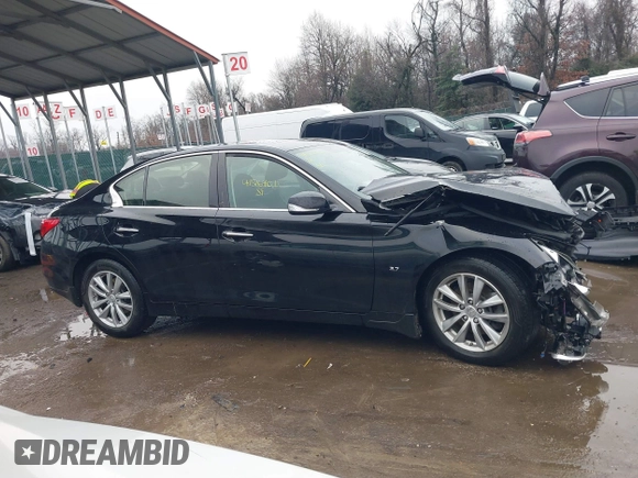 2015 Infiniti Q50 Premium with VIN JN1BV7AR1FM405854, listed as a IAAI auction lot 41516401 with 89,382 mi miles and . Bid and sale history available at DreamBid. Image 14.