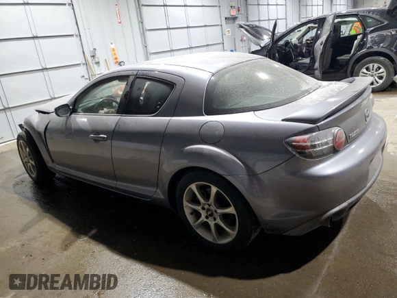 2004 Mazda RX-8 with VIN JM1FE173440117359, listed as a Copart auction lot 86124374 with 92,598 mi miles and Salvage Title. Bid and sale history available at carsss.com. Image 2.