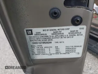 2002 Chevrolet Tahoe LS z VIN 1GNEC13Z72R258244, wystawiony jako IAAI lot #42639069 z przebiegiem Nie podano mil oraz . Historia ofert i sprzedaży dostępna na DreamBid. Obrazek 9.