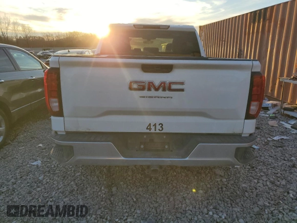 2022 GMC Sierra 1500 with VIN 1GTP8AEK4NZ168802, listed as a Copart auction lot 87547665 with Not Provided miles and Salvage Title. Bid and sale history available at DreamBid. Image 6.
