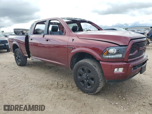 2018 Ram 2500 Laramie with VIN 3C6UR5NJ5JG286731, listed as a Copart auction lot 71109994 with 73,742 mi miles and Salvage title. Bid and sale history available at DreamBid. Image 4.