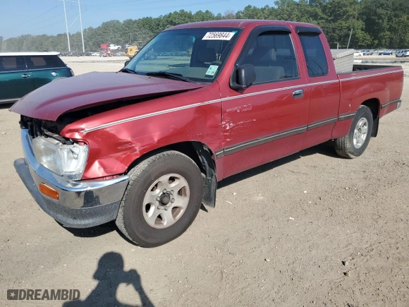 1995 Toyota T100 DX with VIN JT4VD12E2S0007155, listed as a Copart auction lot 72569844 with NaN miles and Salvage Title. Bid and sale history available at carsss.com. Image 1.