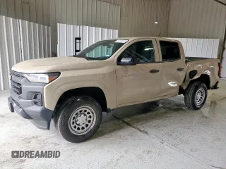 2024 Chevrolet Colorado 2WD Work Truck z VIN 1GCGSBEC9R1132222, wystawiony jako Copart lot #58894805 z przebiegiem 28 296 mil mil oraz Czysty tytuł • Clean title. Historia ofert i sprzedaży dostępna na DreamBid. Obrazek 1.