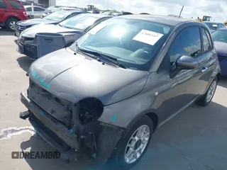 2013 FIAT 500 Pop with VIN 3C3CFFAR5DT561335, listed as a IAAI auction lot 42600147 with 57,506 mi miles and . Bid and sale history available at DreamBid. Image 2.