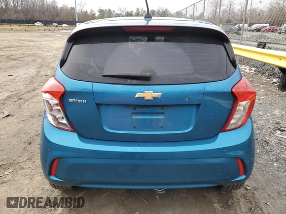 2020 Chevrolet Spark LS with VIN KL8CB6SA4LC404267, listed as a Copart auction lot 44108435 with Not Provided miles and Salvage Title. Bid and sale history available at DreamBid. Image 6.