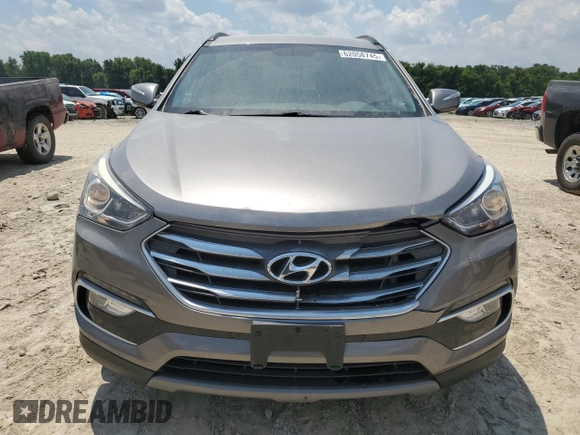 2018 Hyundai Santa Fe 2.4L with VIN 5XYZU3LB9JG563893, listed as a Copart auction lot 62058745 with 141,353 mi miles and Salvage title. Bid and sale history available at DreamBid. Image 5.